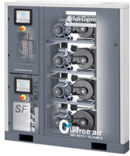 30 kw 아틀라스 코프코 오일프리 스크류 공기 압축기 AQ-30 VSD 72dB 소음 수준 0